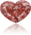 Natural Pink Diamond Heart Shape 0.41 ct Polished