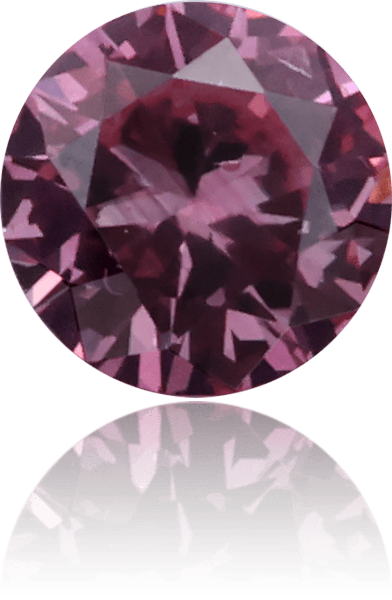 Natural Pink Diamond Round 0.13 ct Polished