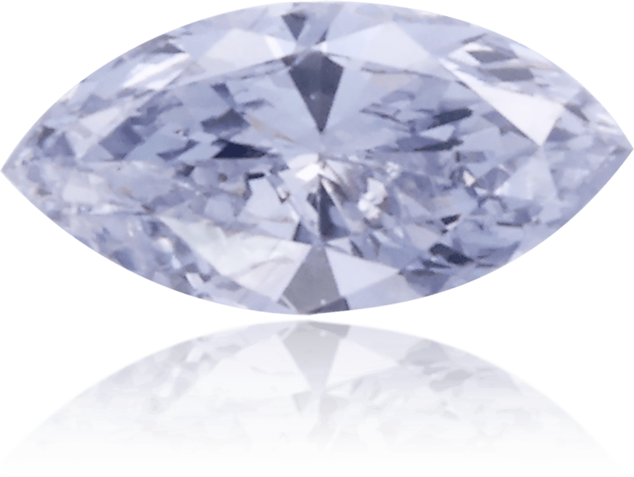 Natural Blue Diamond Marquise 0.12 ct Polished