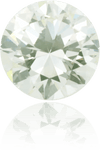 Natural Green Diamond Round 0.26 ct Polished