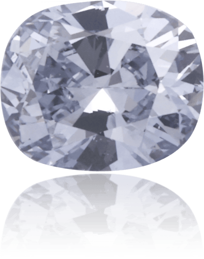 Natural Gray Diamond Cushion 0.18 ct Polished