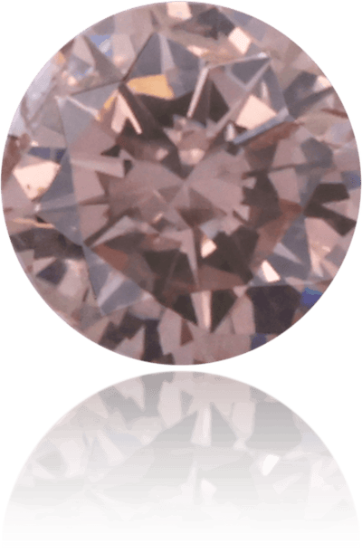 Natural Pink Diamond Round 0.14 ct Polished