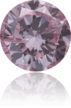 Natural Purple Diamond Round 0.16 ct Polished