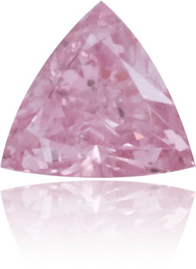 Natural Purple Diamond Triangle 0.16 ct Polished