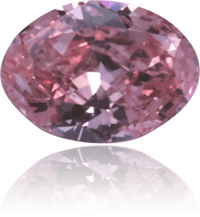 Natural Pink Diamond Oval 0.16 ct Polished