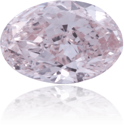 Natural Pink Diamond Oval 0.68 ct Polished