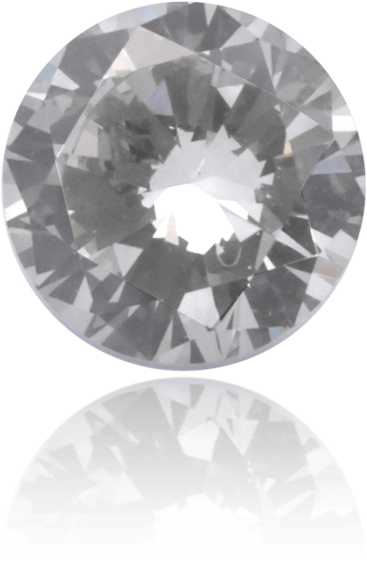 Natural Gray Diamond Round 0.75 ct Polished