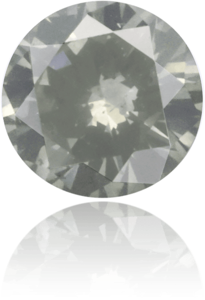 Natural Green Diamond Round 0.47 ct Polished