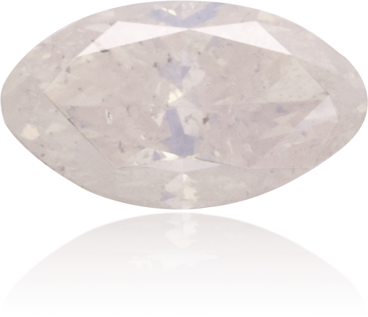 Natural White Diamond Oval 1.52 ct Polished