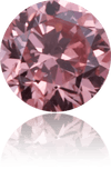 Natural Pink Diamond Round 0.15 ct Polished