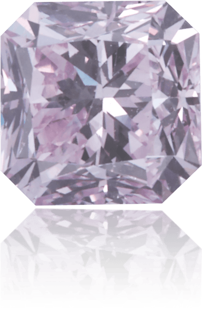 Natural Purple Diamond Square 0.47 ct Polished