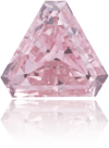 Natural Pink Diamond Triangle 0.50 ct Polished