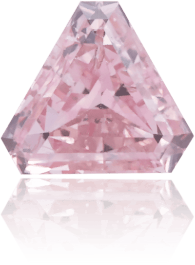 Natural Pink Diamond Triangle 0.50 ct Polished