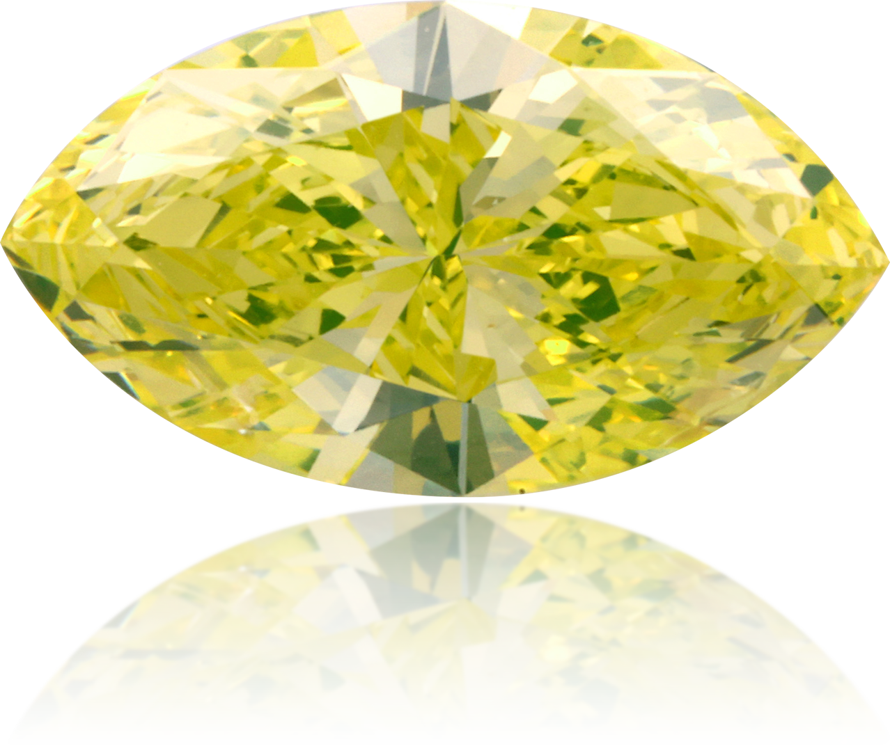 Natural Green Diamond Marquise 0.75 ct Polished