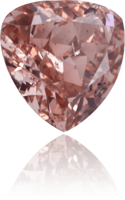 Natural Pink Diamond Heart Shape 0.35 ct Polished