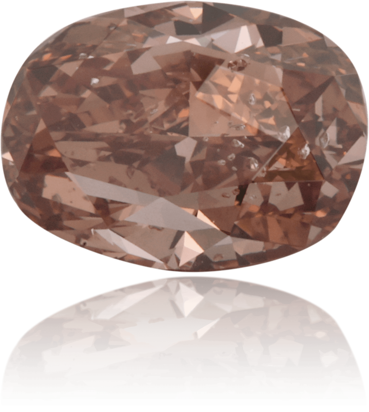 Natural Brown Diamond Oval 2.07 ct Polished