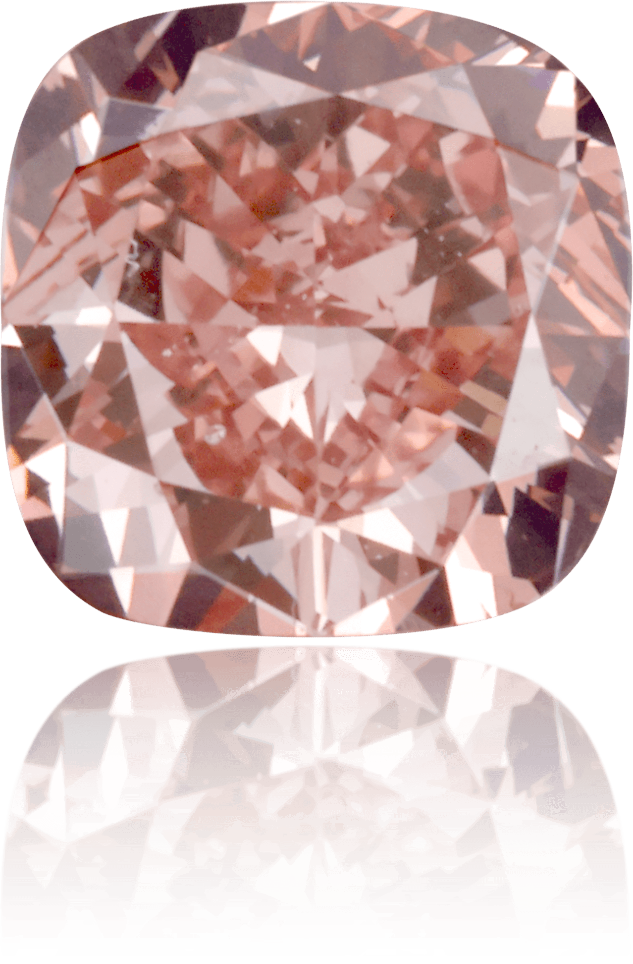 Natural Pink Diamond Cushion 0.74 ct Polished