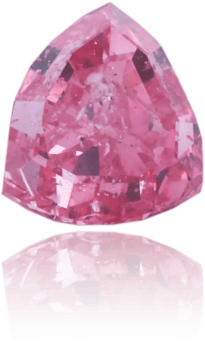 Natural Pink Diamond Triangle 0.76 ct Polished