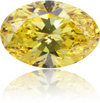 Natural Yellow Diamond Oval 0.50 ct Polished