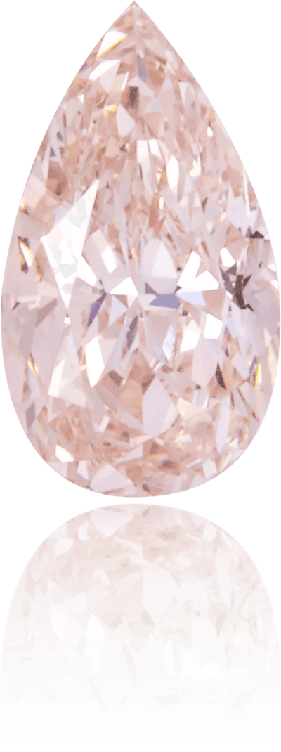 Natural Pink Diamond Pear Shape 0.56 ct Polished