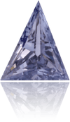 Natural Blue Diamond Triangle 0.06 ct Polished