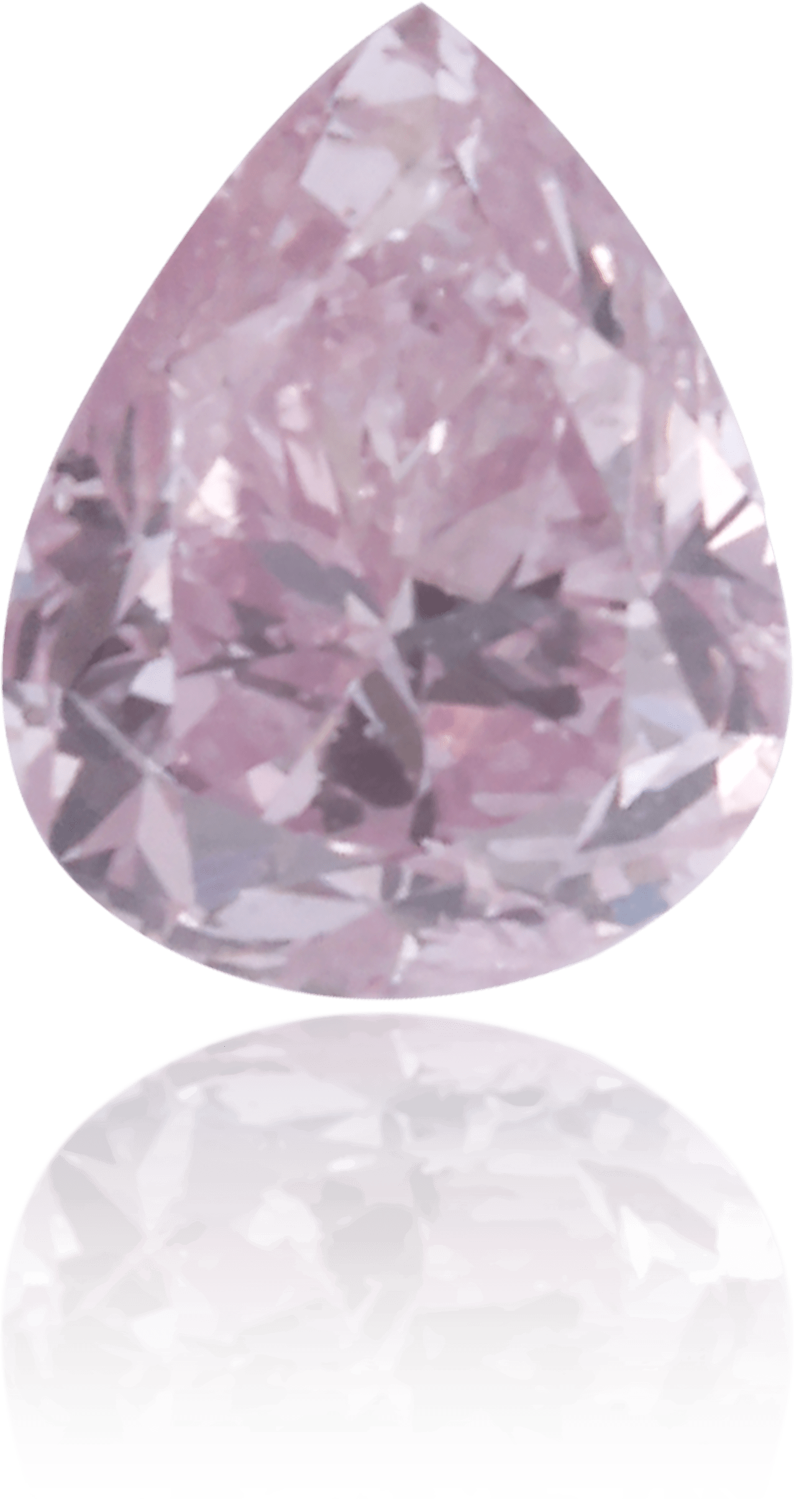 Natural Purple Diamond Pear Shape 0.10 ct Polished