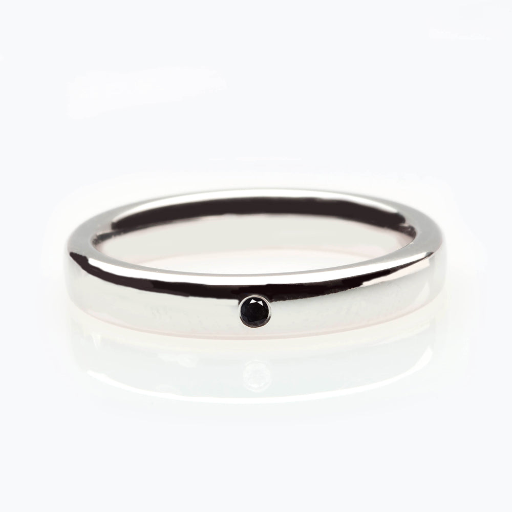 Small black diamond deals ring